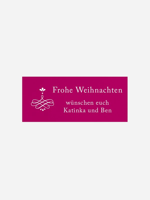 Geschenkaufkleber Weihnachten Frohes Fest