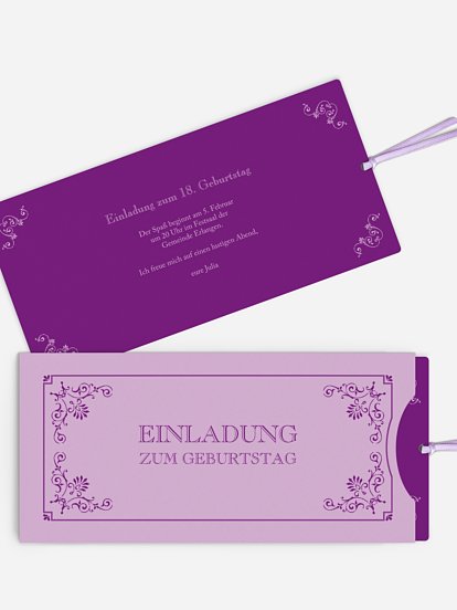Einladung Zum 18 Geburtstag Einladungskarten Gestalten