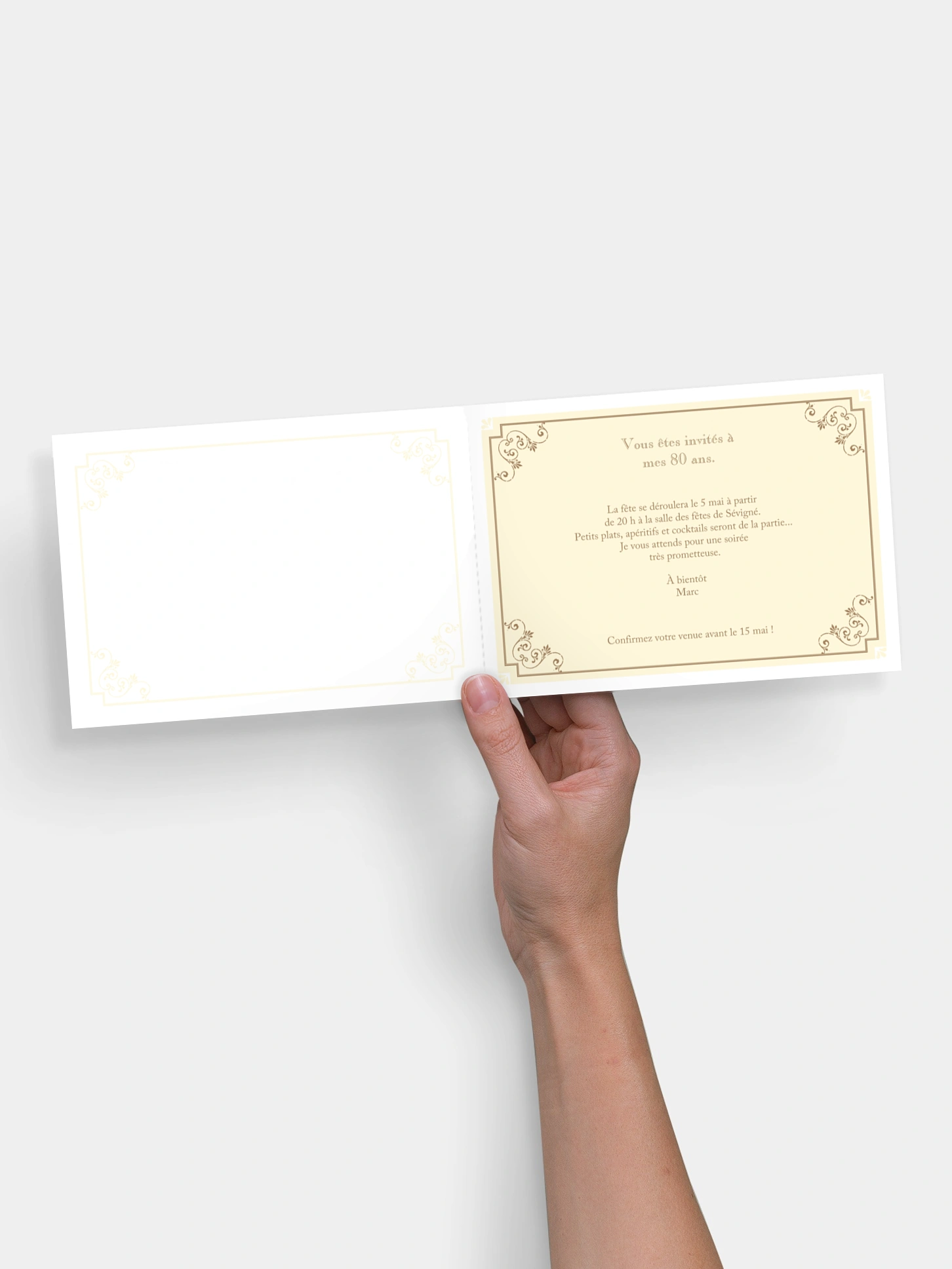 invitation anniversaire 30 Élégance