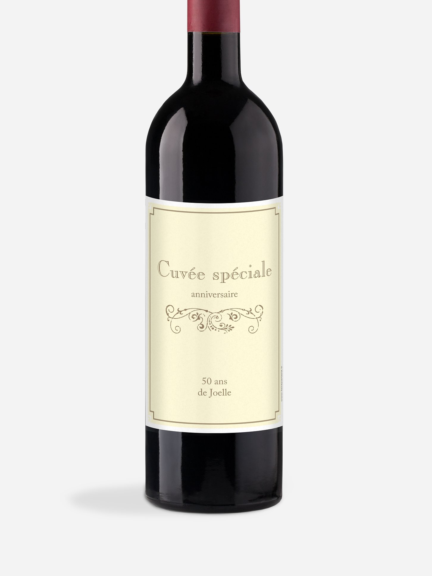 Étiquette pour bouteille Élégance