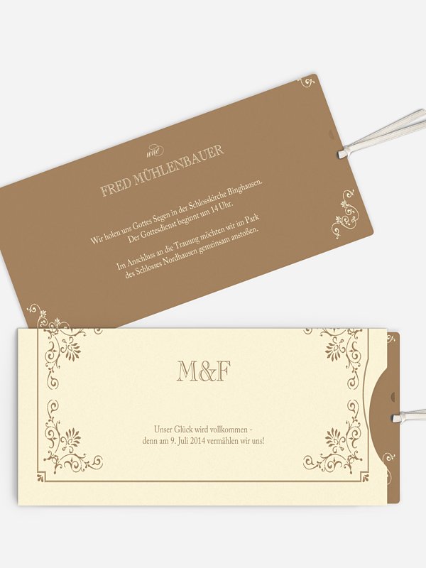 Hochzeitseinladung Eleganz