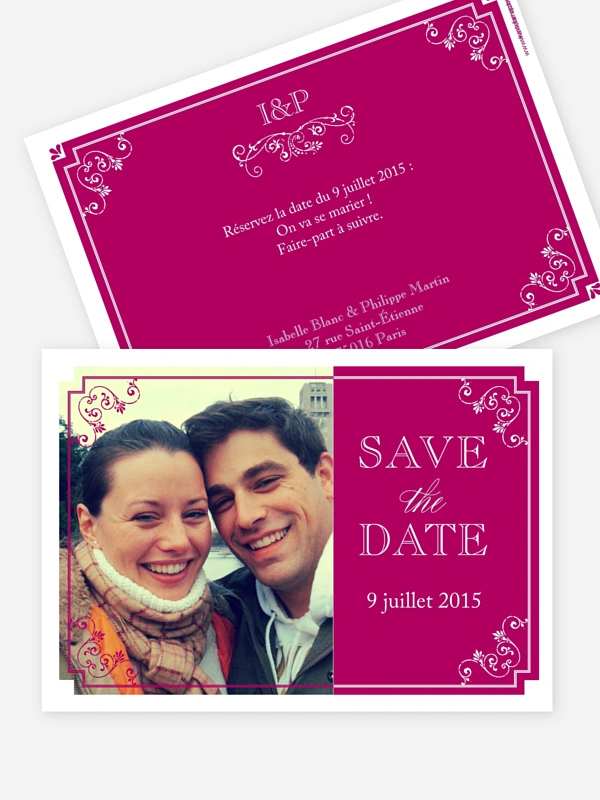 Save the date Élégance