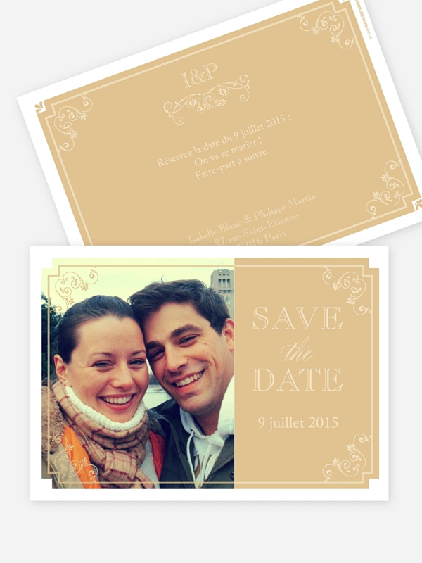 Save the date Élégance