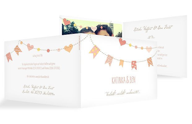 Hochzeitseinladung Festive