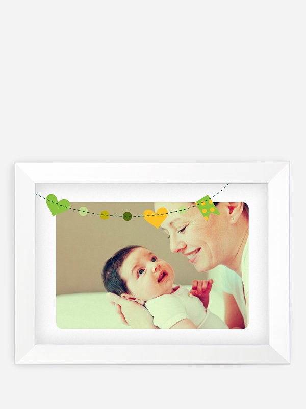 Wandbild Geburt Festive