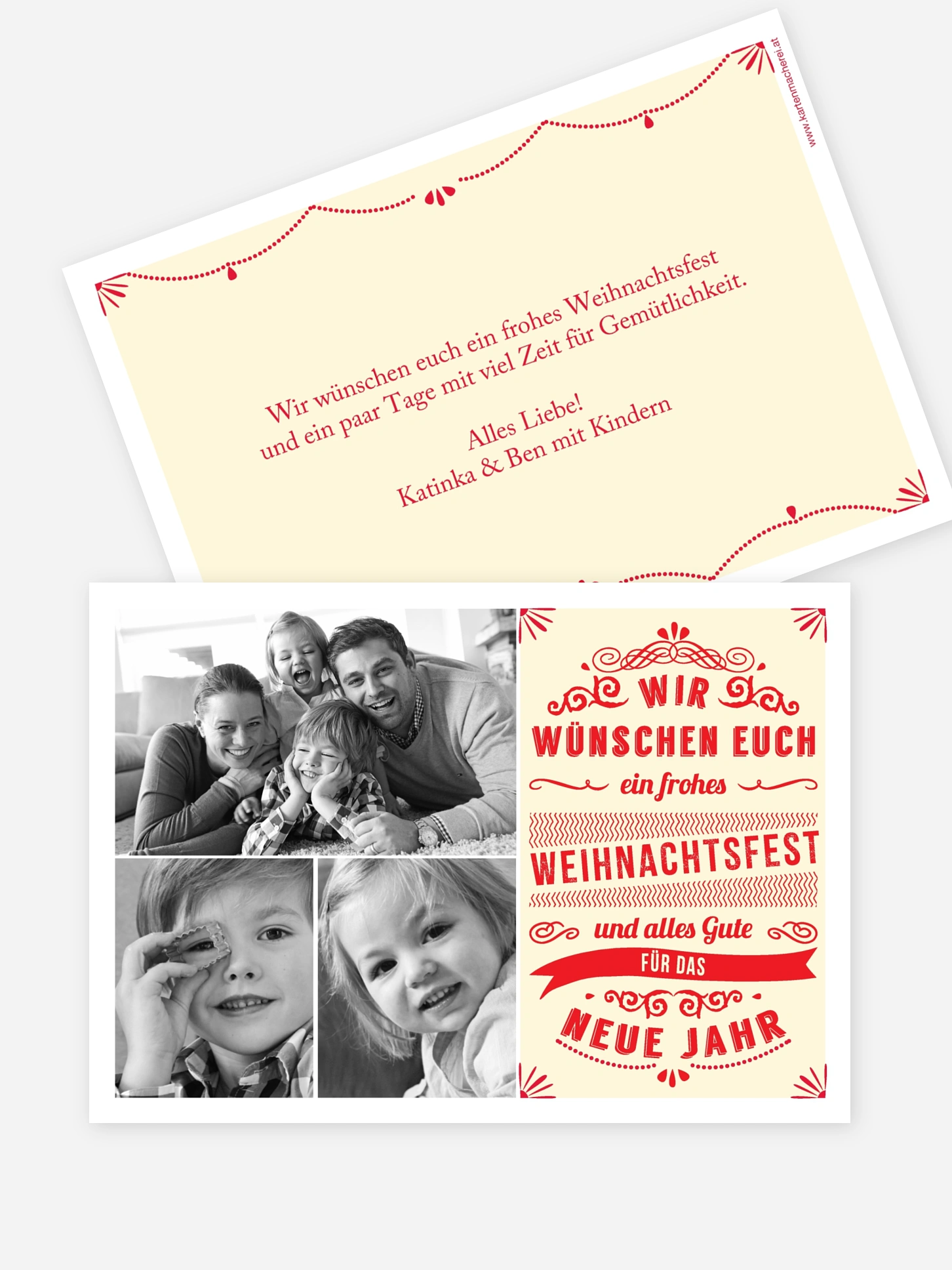 Weihnachtskarte Weihnachtszeit