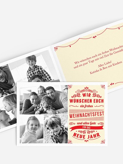 Weihnachtskarte Weihnachtszeit