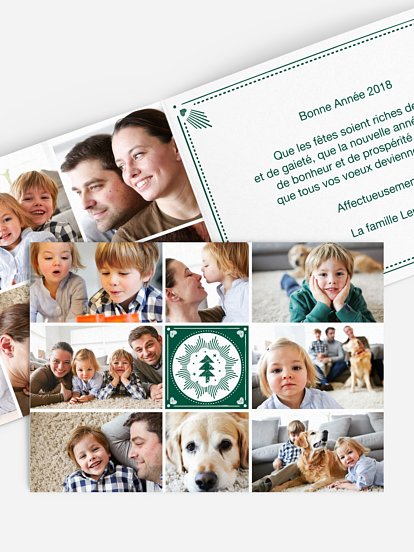 Carte de voeux Bonheur