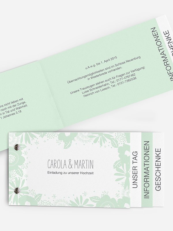 Hochzeitseinladung Gardenview