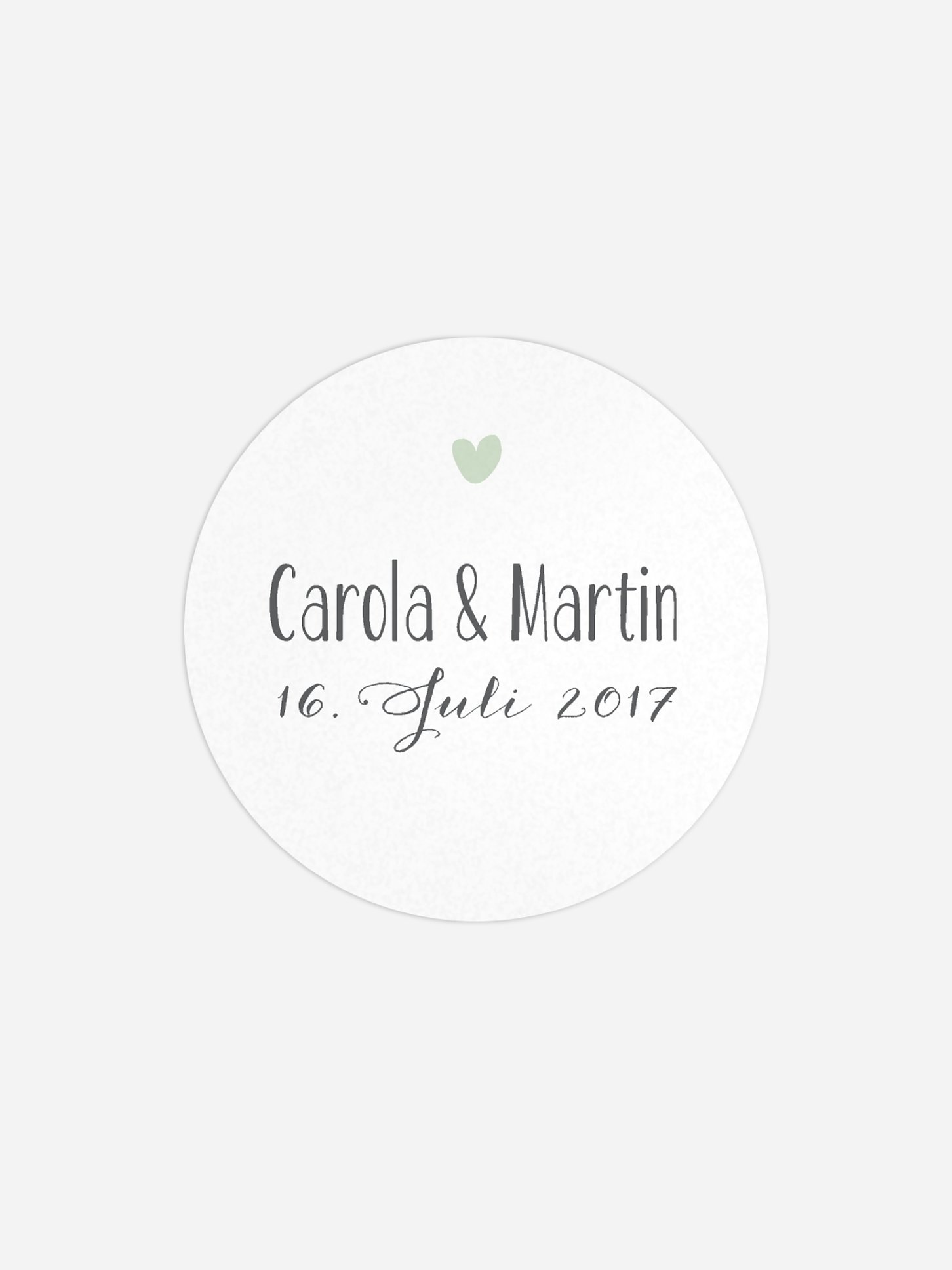 Geschenkaufkleber Hochzeit Kalligrafie