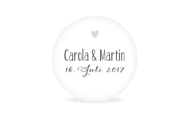 Geschenkaufkleber Hochzeit Kalligrafie