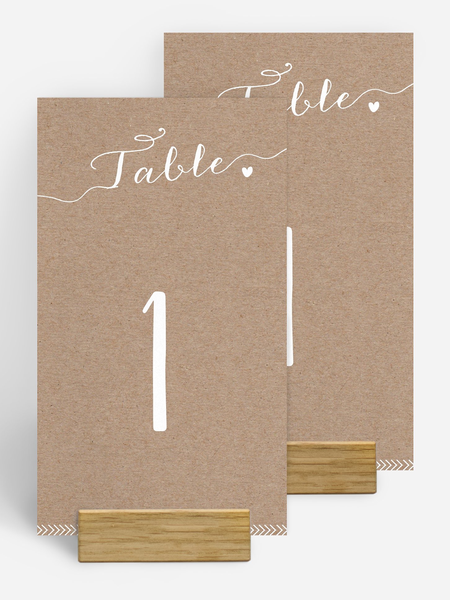 Numéro de table mariage Un beau jour