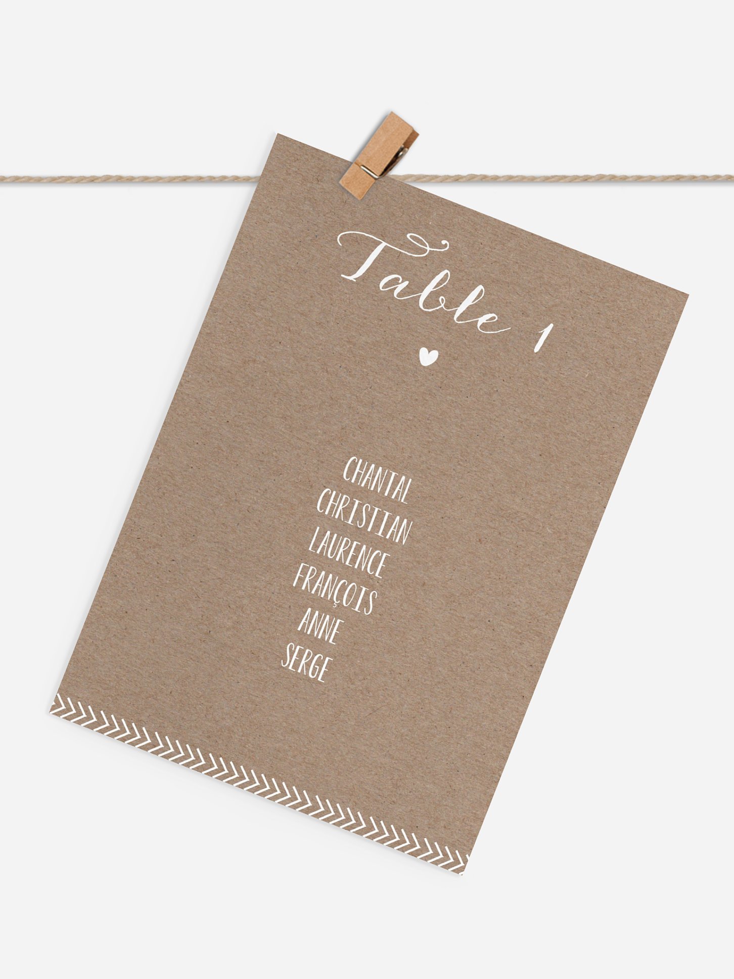 Cartons plan de table mariage Un beau jour