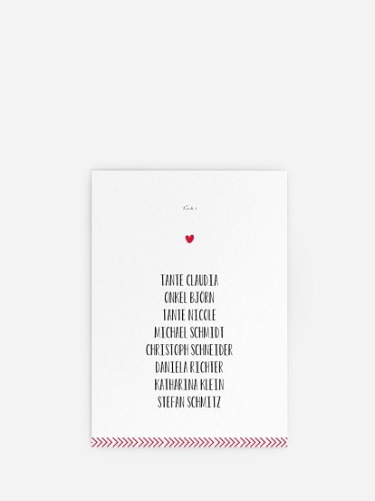 Sitzplan Kreativ Kalligrafie