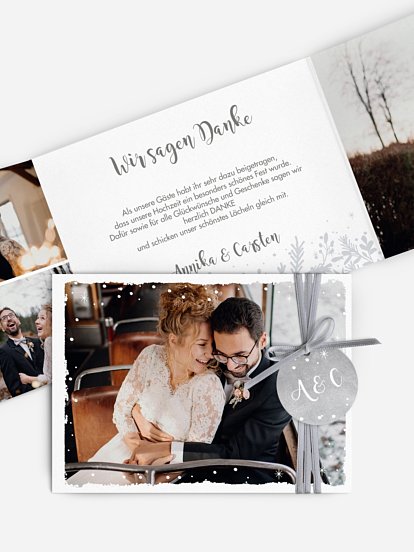 Dankeskarte Hochzeit Frozen