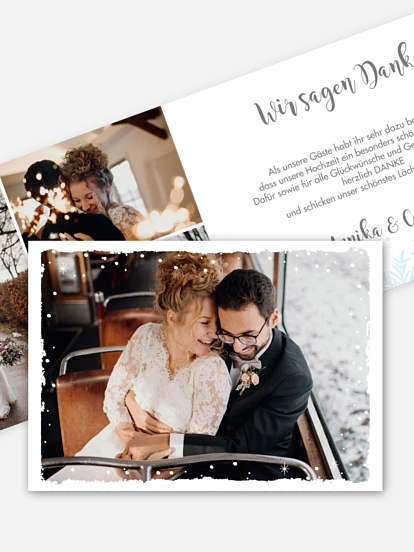 Dankeskarte Hochzeit Frozen