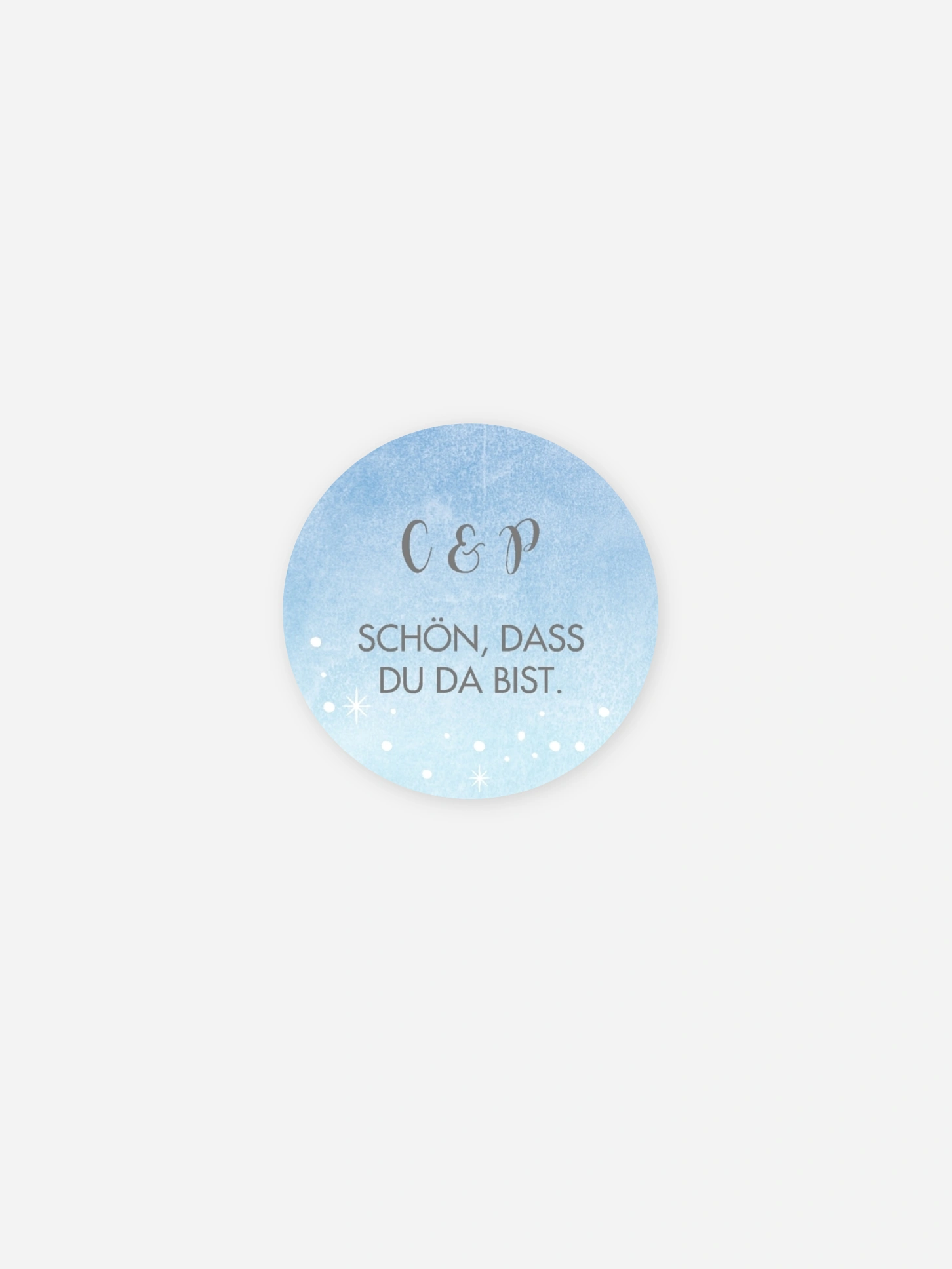 Geschenkaufkleber Hochzeit Frozen