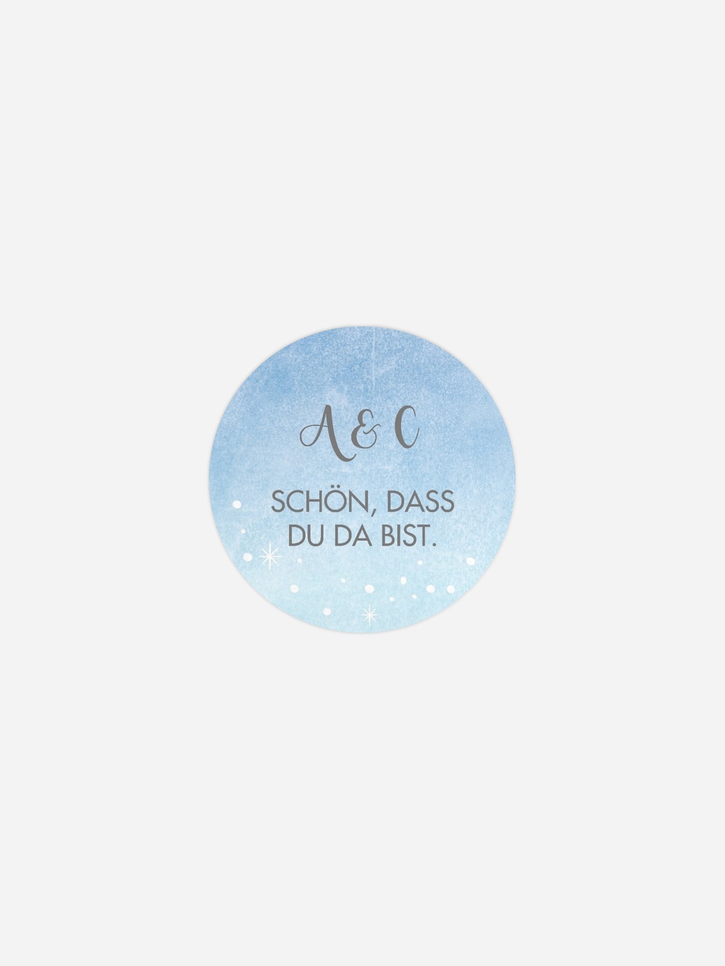Geschenkaufkleber Hochzeit Frozen
