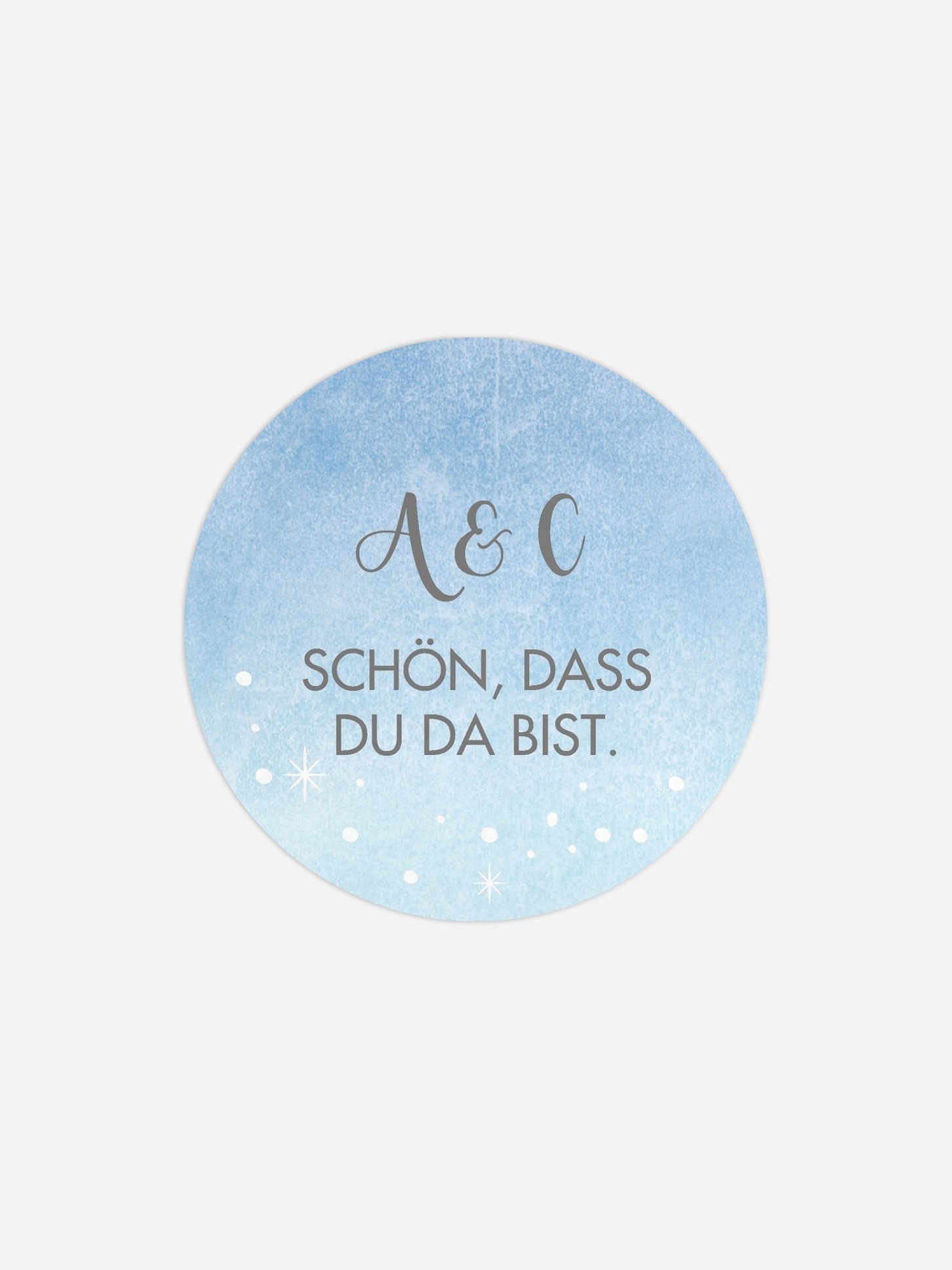 Geschenkaufkleber Hochzeit Frozen