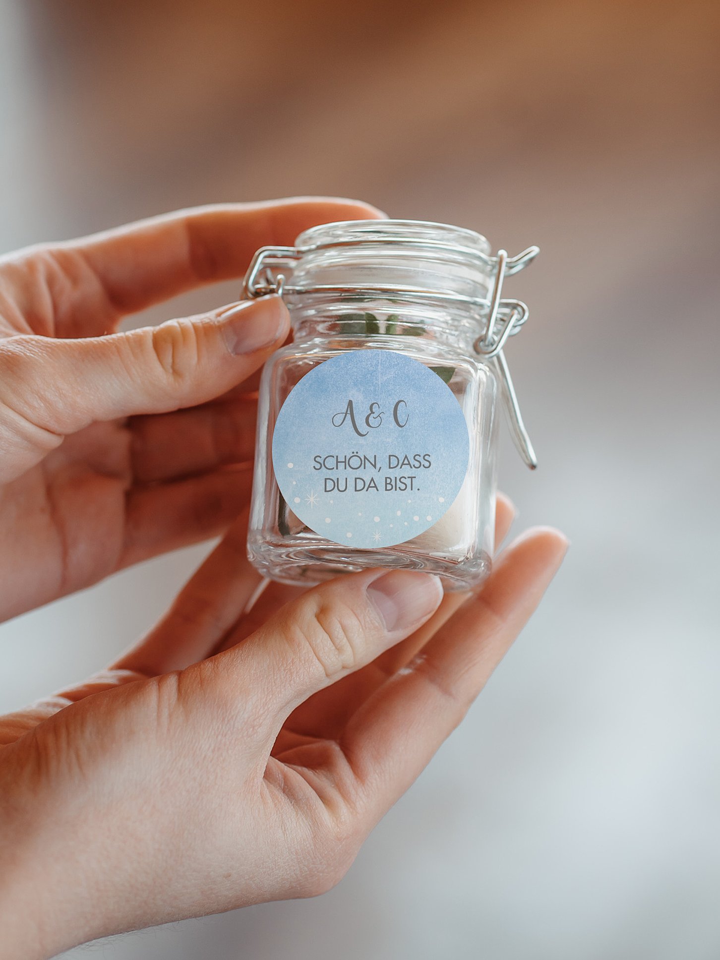 Geschenkaufkleber Hochzeit Frozen