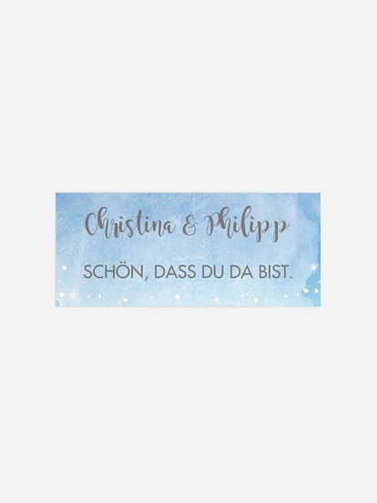 Geschenkaufkleber Hochzeit Frozen