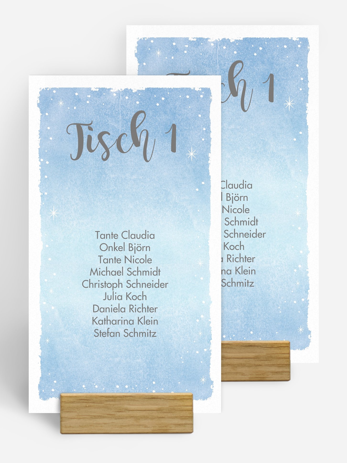 Gruppentischkarte Frozen
