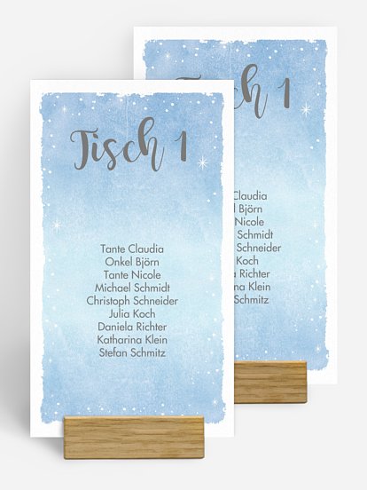 Gruppentischkarte Frozen