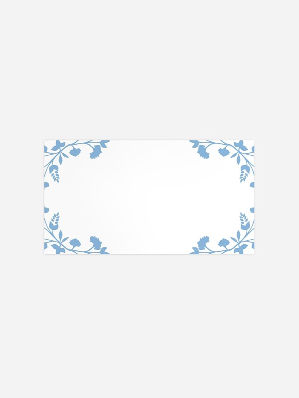 Étiquette destinataire mariage Bois chic