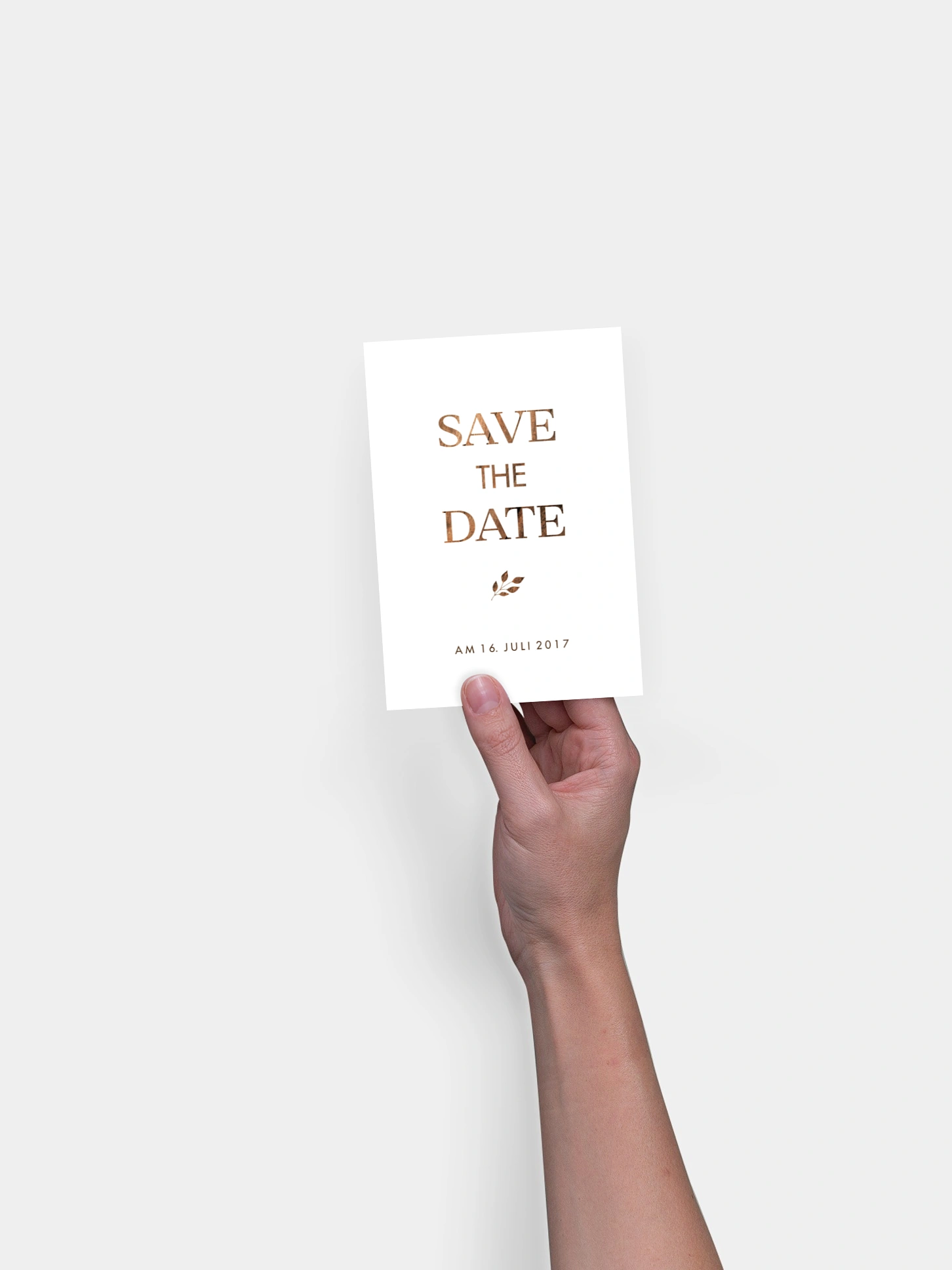 Save-the-Date Karte Auf Holz