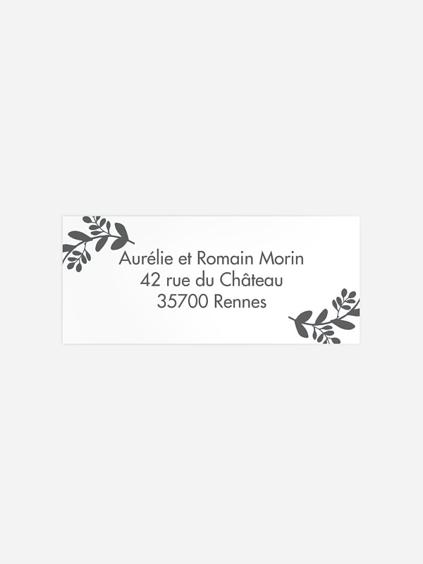 Étiquette expéditeur anniversaire enfant Couronne scintillante