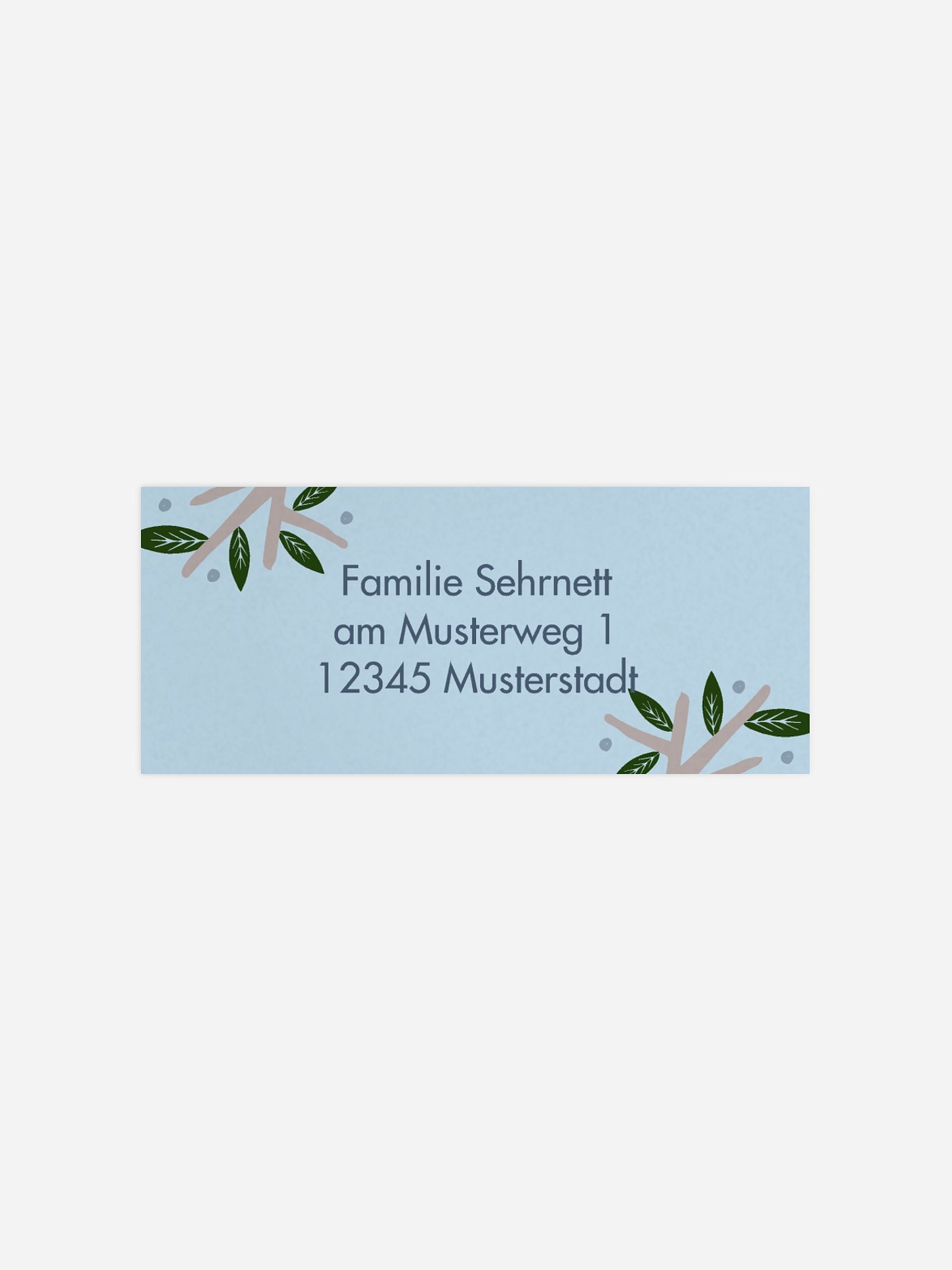 Absenderaufkleber Geburt Kleines Äffchen
