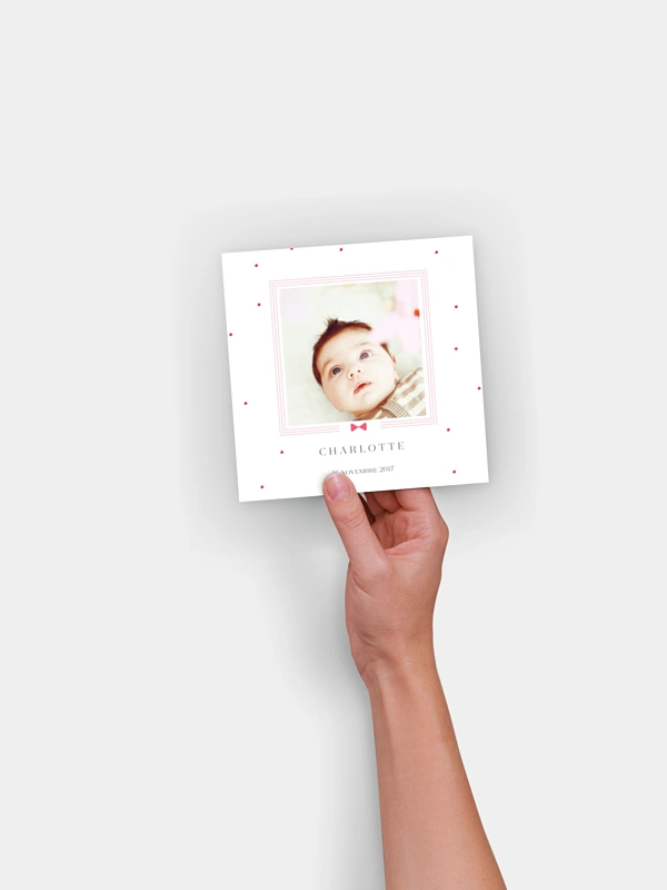 Faire-part naissance Petite demoiselle