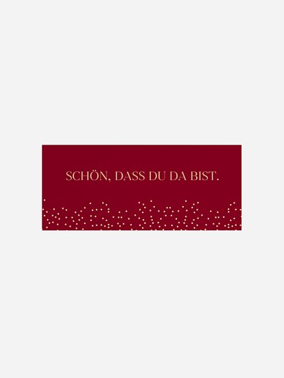 Geschenkaufkleber Hochzeit Festive Letter