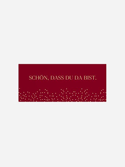 Geschenkaufkleber Hochzeit Festive Letter