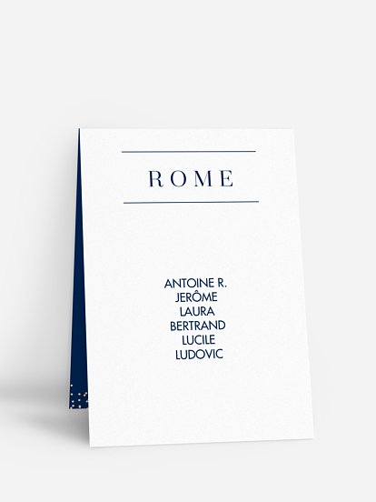 Nom de table mariage Fairy chic