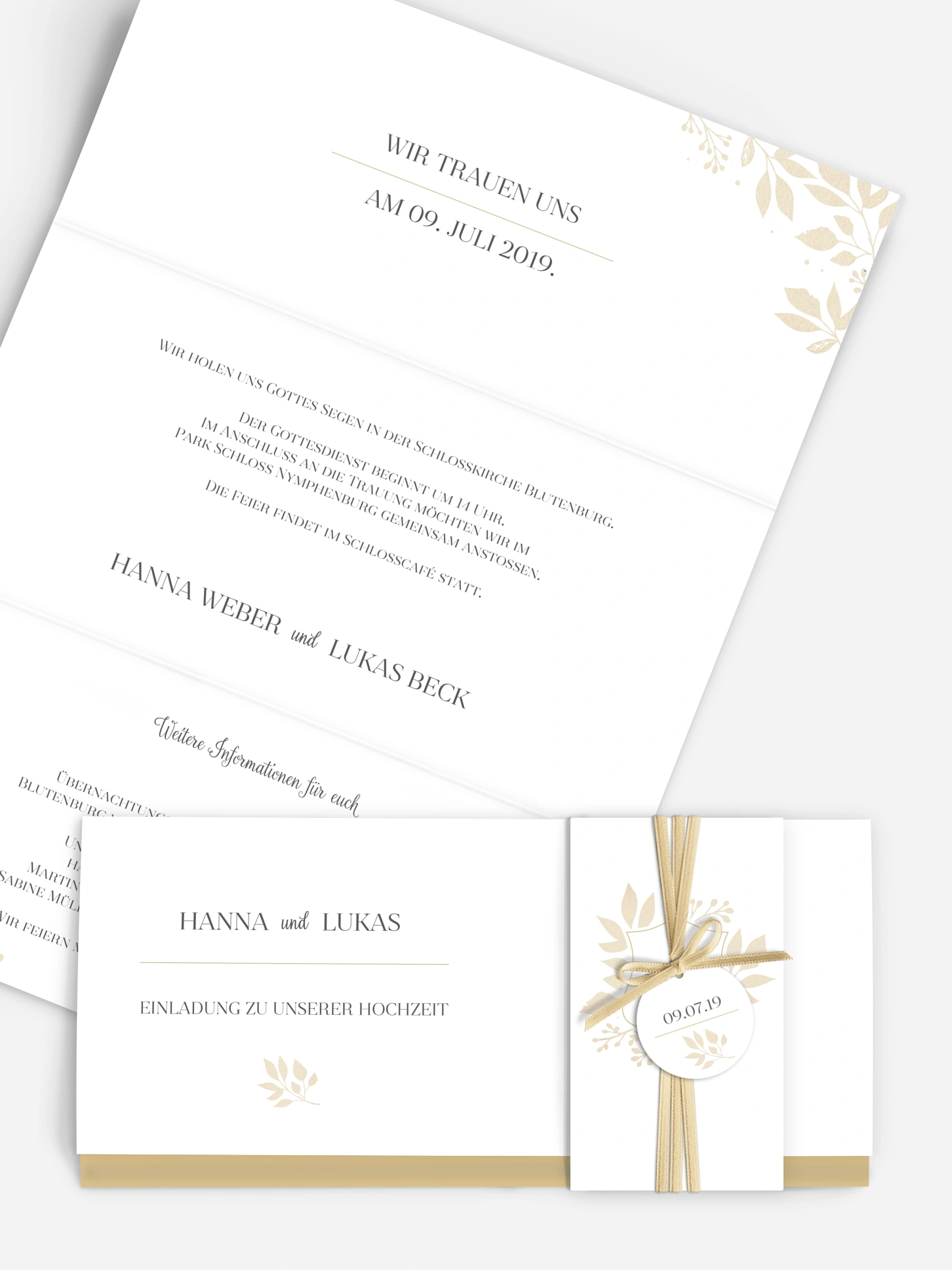 Hochzeitseinladung Versailles