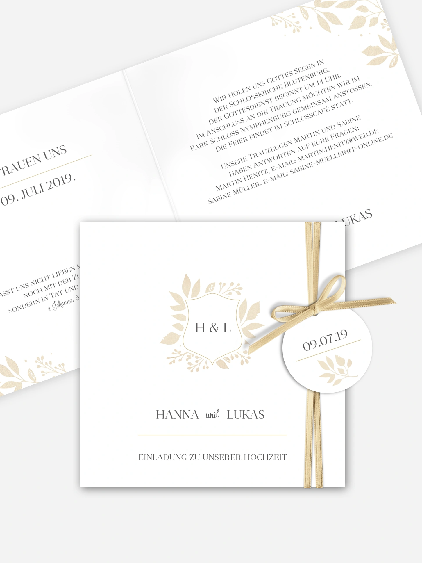 Hochzeitseinladung Versailles
