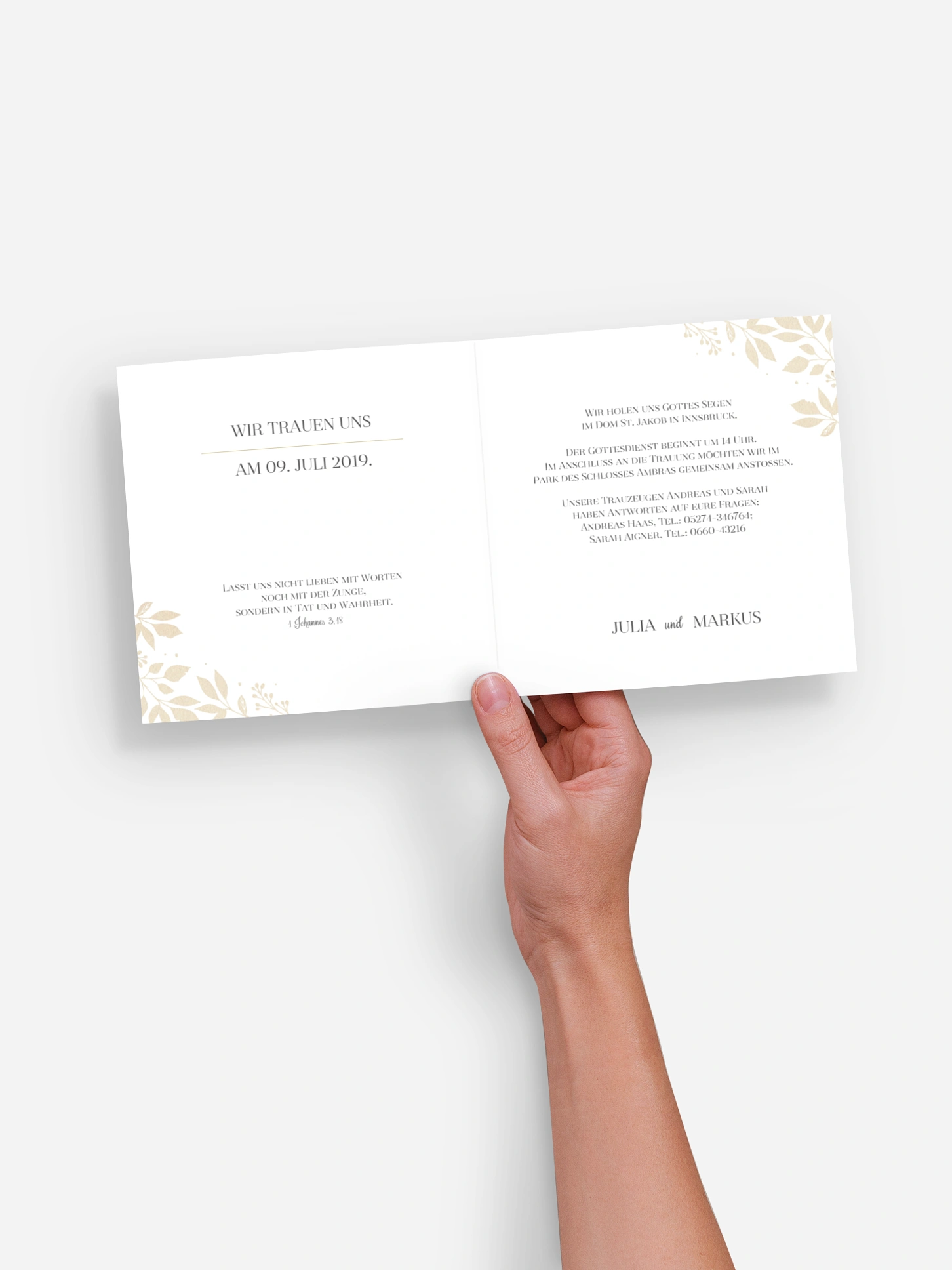 Hochzeitseinladung Versailles