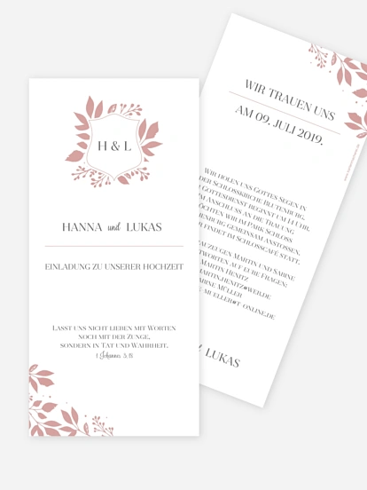 Hochzeitseinladung Versailles