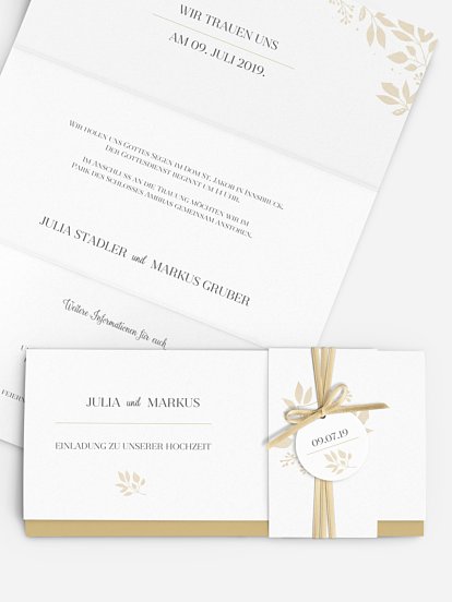 Hochzeitseinladung Versailles