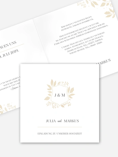 Hochzeitseinladung Versailles
