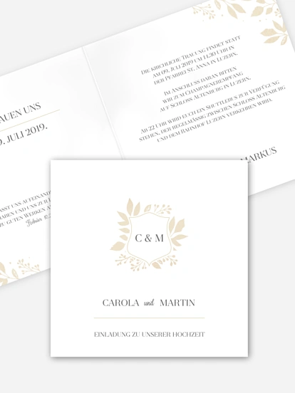 Hochzeitseinladung Versailles