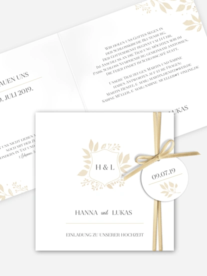 Hochzeitseinladung Versailles