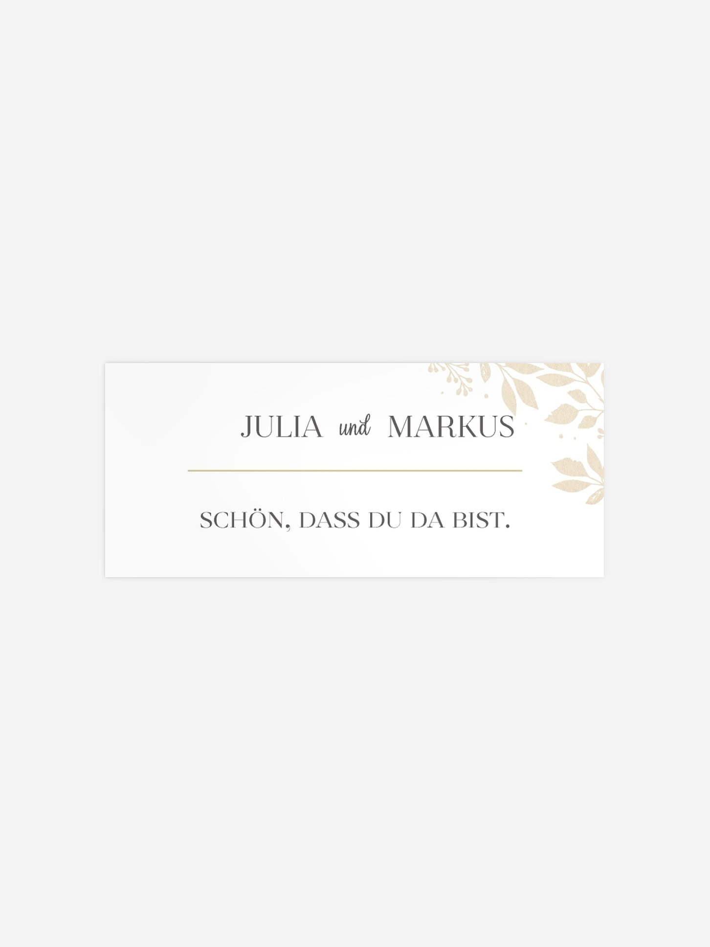 Geschenkaufkleber Hochzeit Versailles