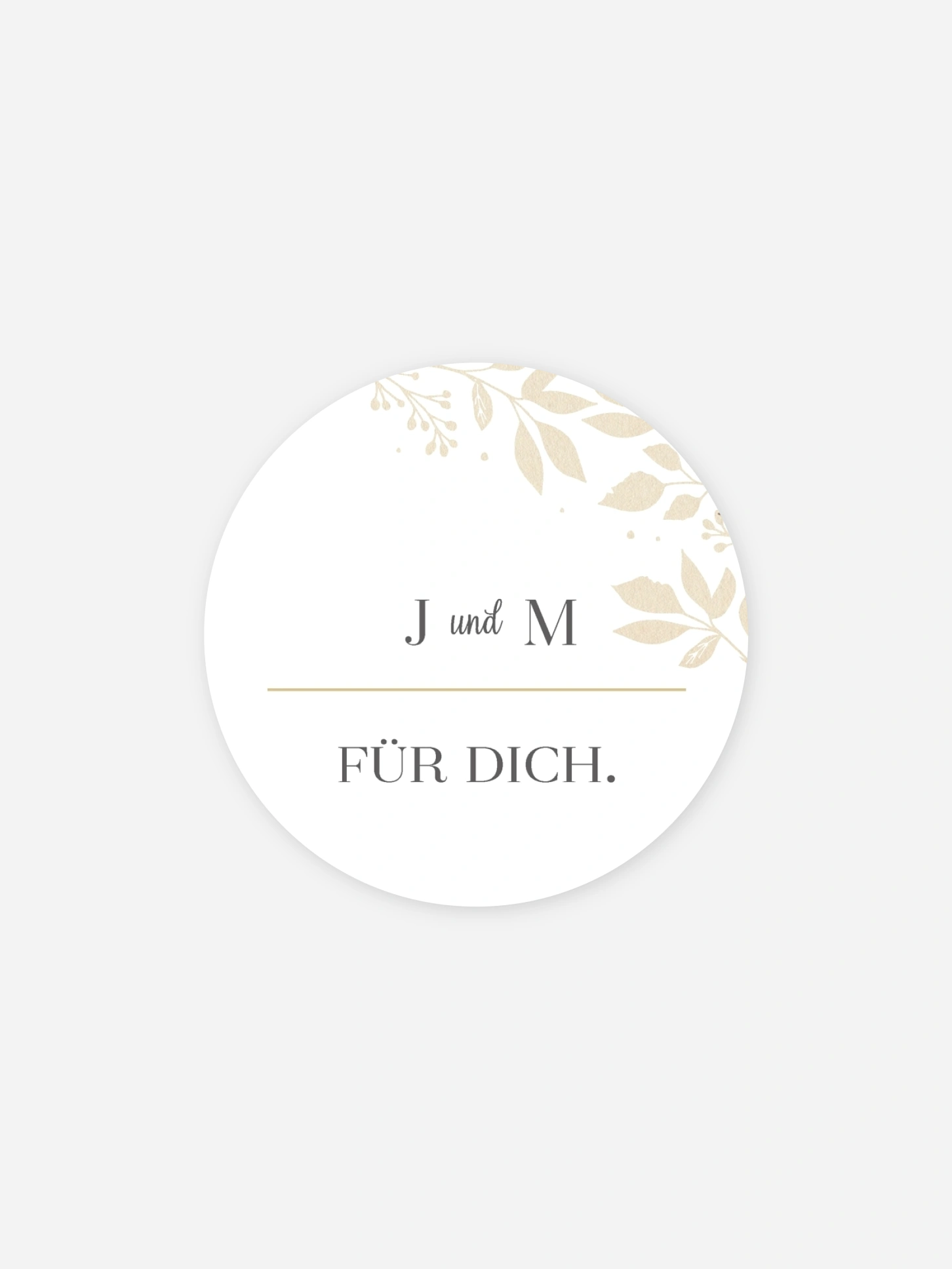 Geschenkaufkleber Hochzeit Versailles