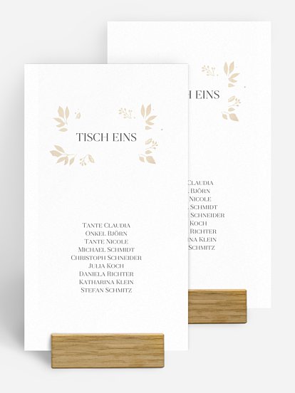 Gruppentischkarte Versailles