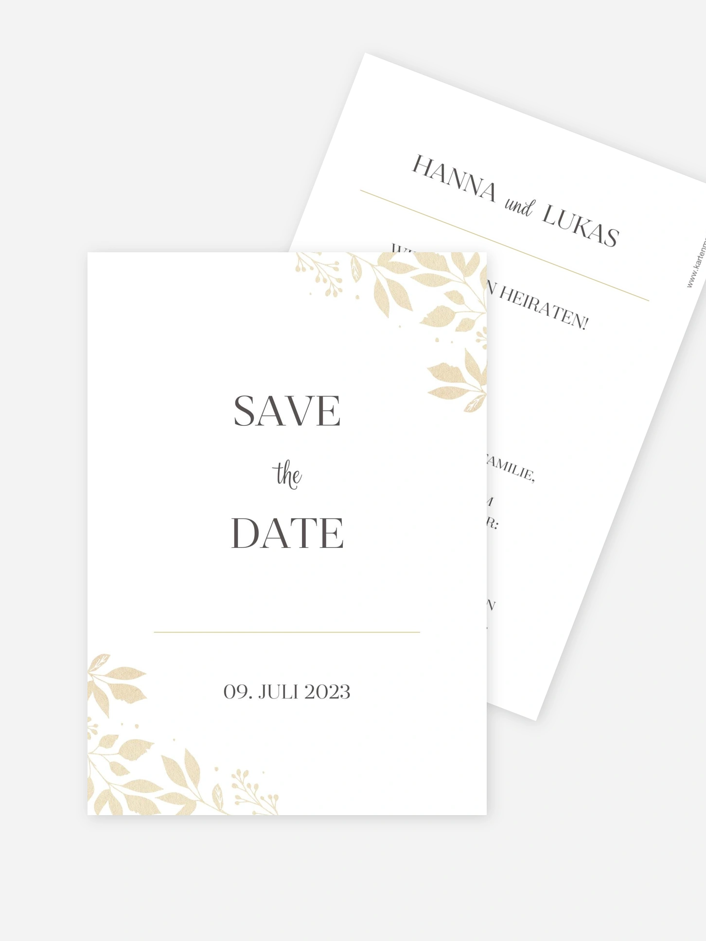 Save-the-Date Karte Versailles