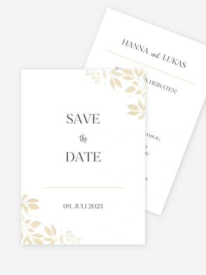 Save-the-Date Karte Versailles