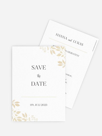 Save-the-Date Karte Versailles