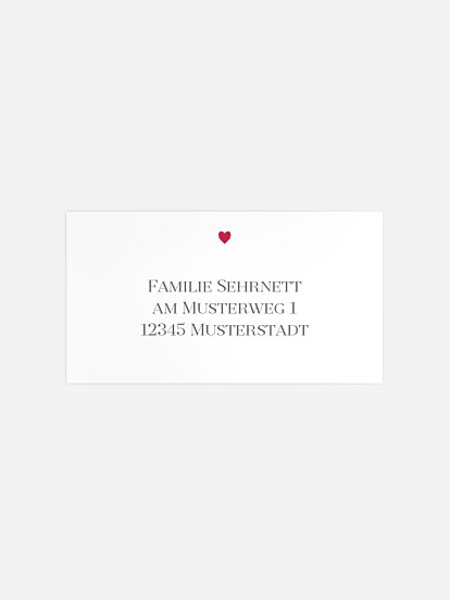 Étiquette destinataire naissance Petite ancre